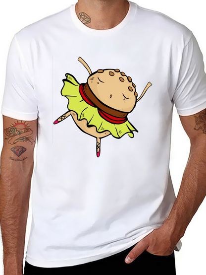 Burger Ballerina Graphic T-Shirt