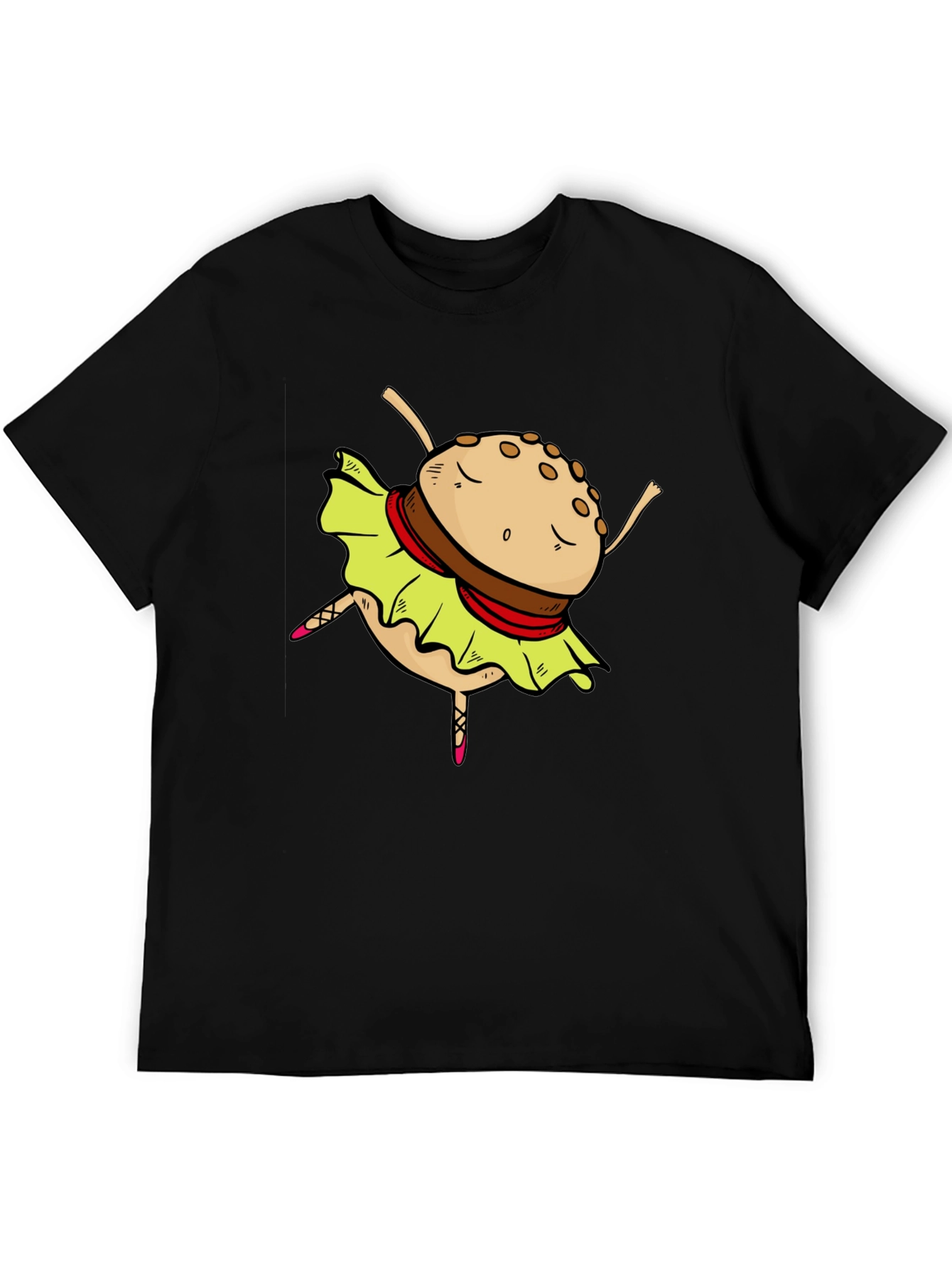 Burger Ballerina Graphic T-Shirt