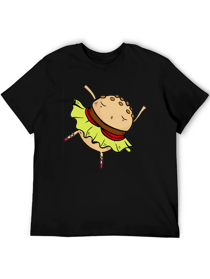 Burger Ballerina Graphic T-Shirt