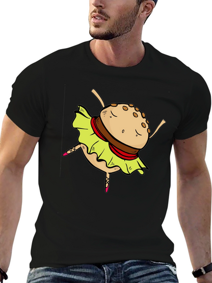 Burger Ballerina Graphic T-Shirt