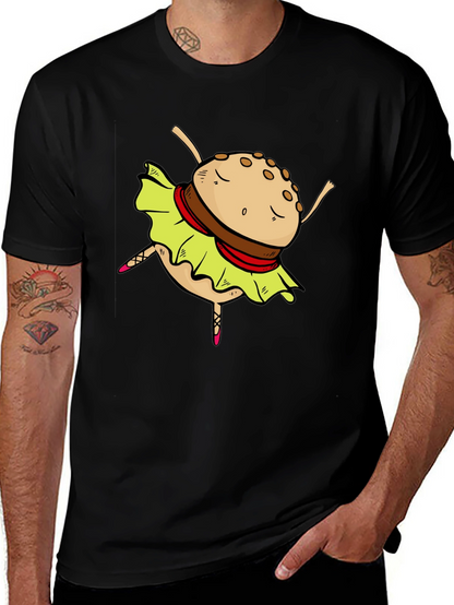 Burger Ballerina Graphic T-Shirt
