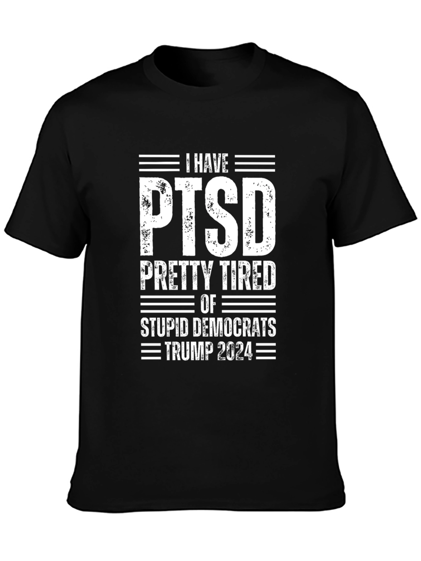 Political Humor T-Shirt: PTSD Trump 2024