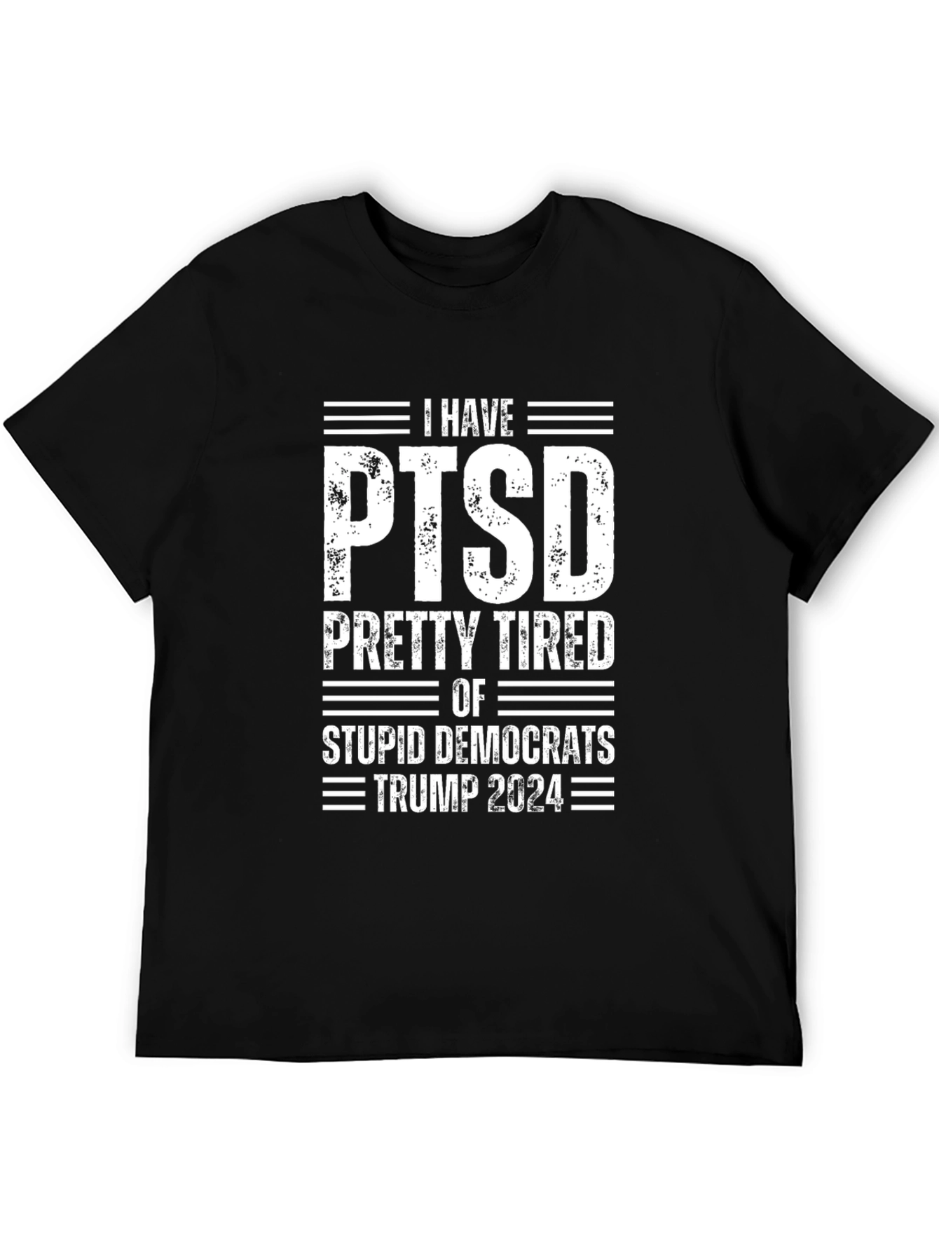 Political Humor T-Shirt: PTSD Trump 2024