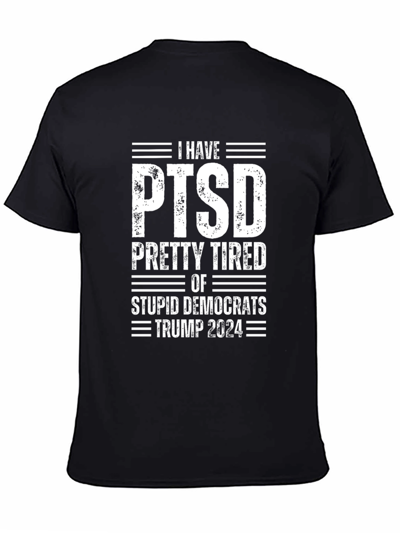 Political Humor T-Shirt: PTSD Trump 2024