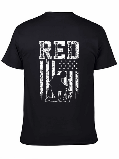 RED Remember Everyone Deployed Graphic T-Shirt
