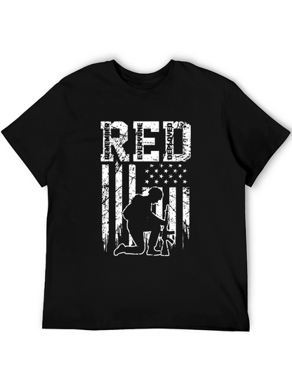 RED Remember Everyone Deployed Graphic T-Shirt