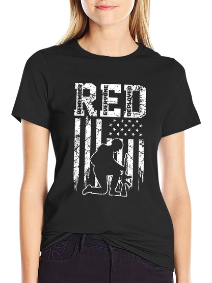 RED Remember Everyone Deployed Graphic T-Shirt