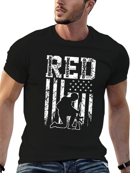 RED Remember Everyone Deployed Graphic T-Shirt