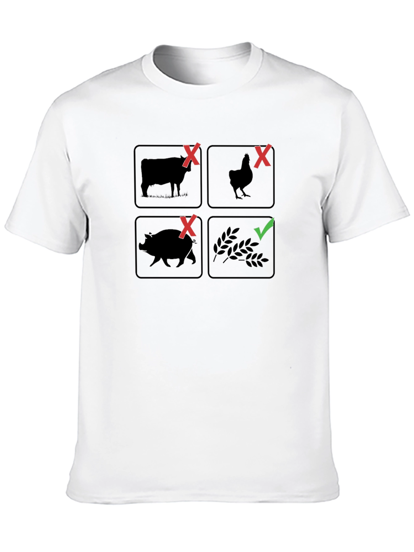 Vegan T-Shirt: No Meat Yes Plants