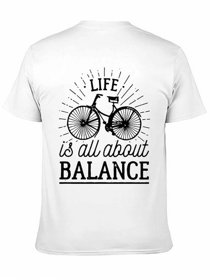 Life is All About Balance Bicycle Graphic Tee