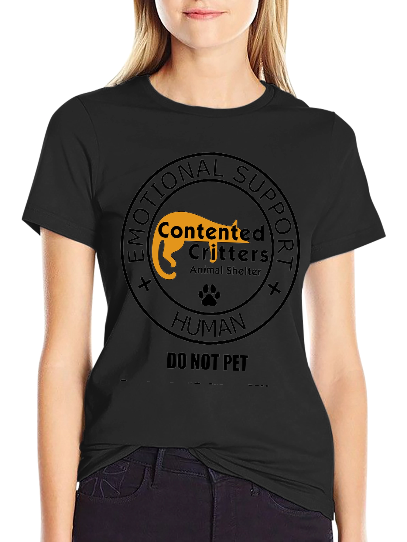 Emotional Support Human - Do Not Pet T-Shirt
