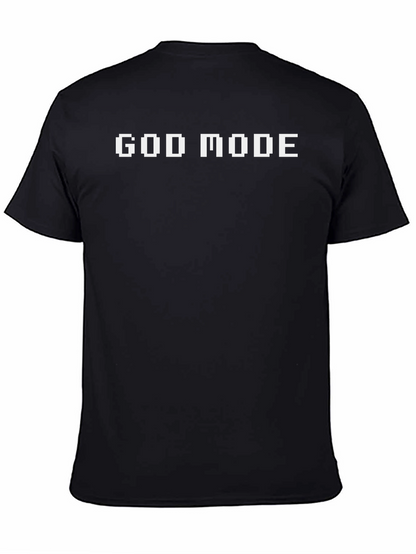 God Mode Black T-Shirt - Gamer Style