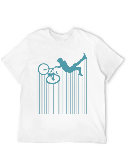 BMX Rider Graphic Tee - Mens Black T-Shirt