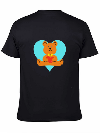 Heart Bear Tee - Cute Graphic T-Shirt