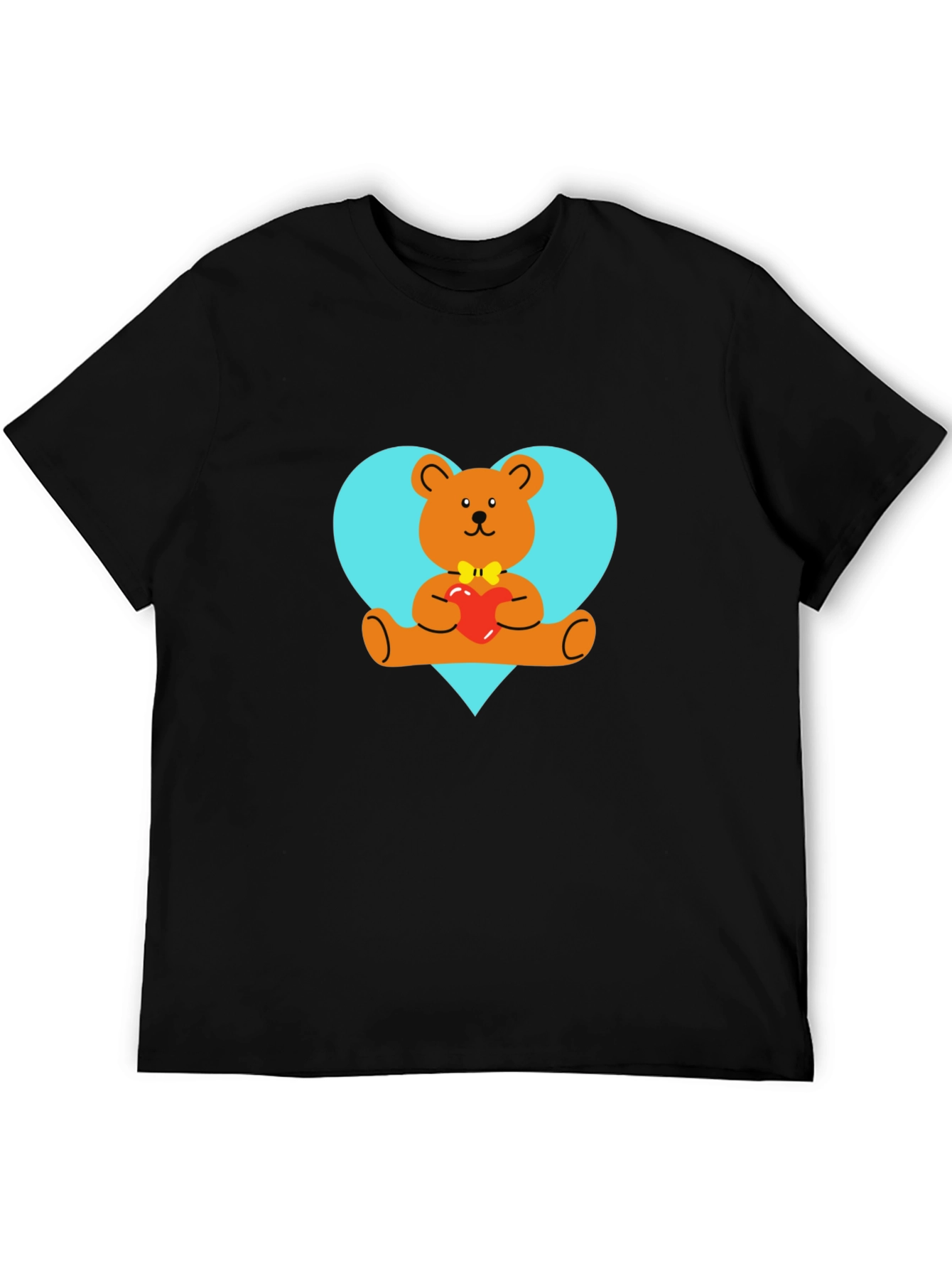 Heart Bear Tee - Cute Graphic T-Shirt