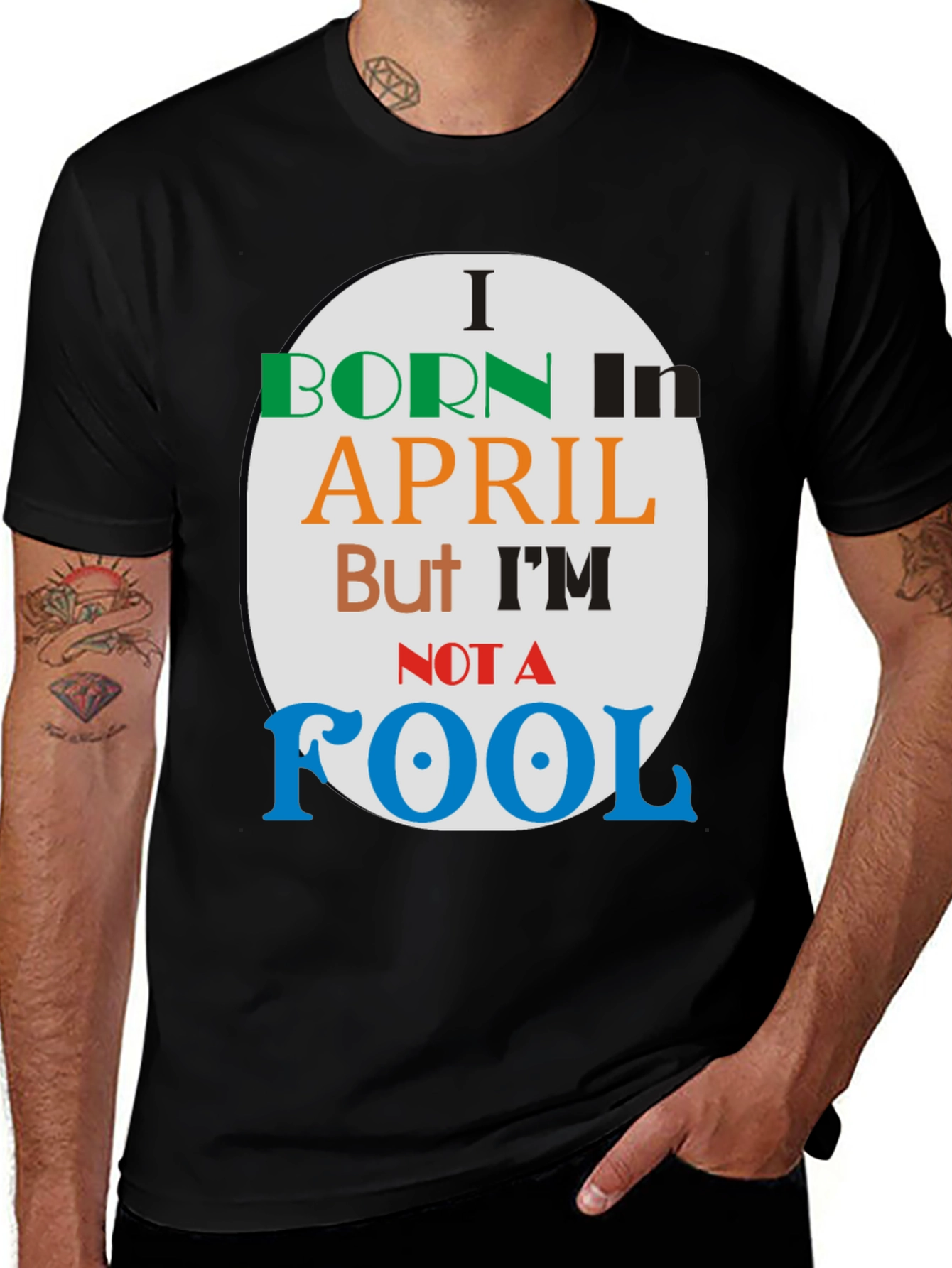 Born in April - Novelty T-Shirt