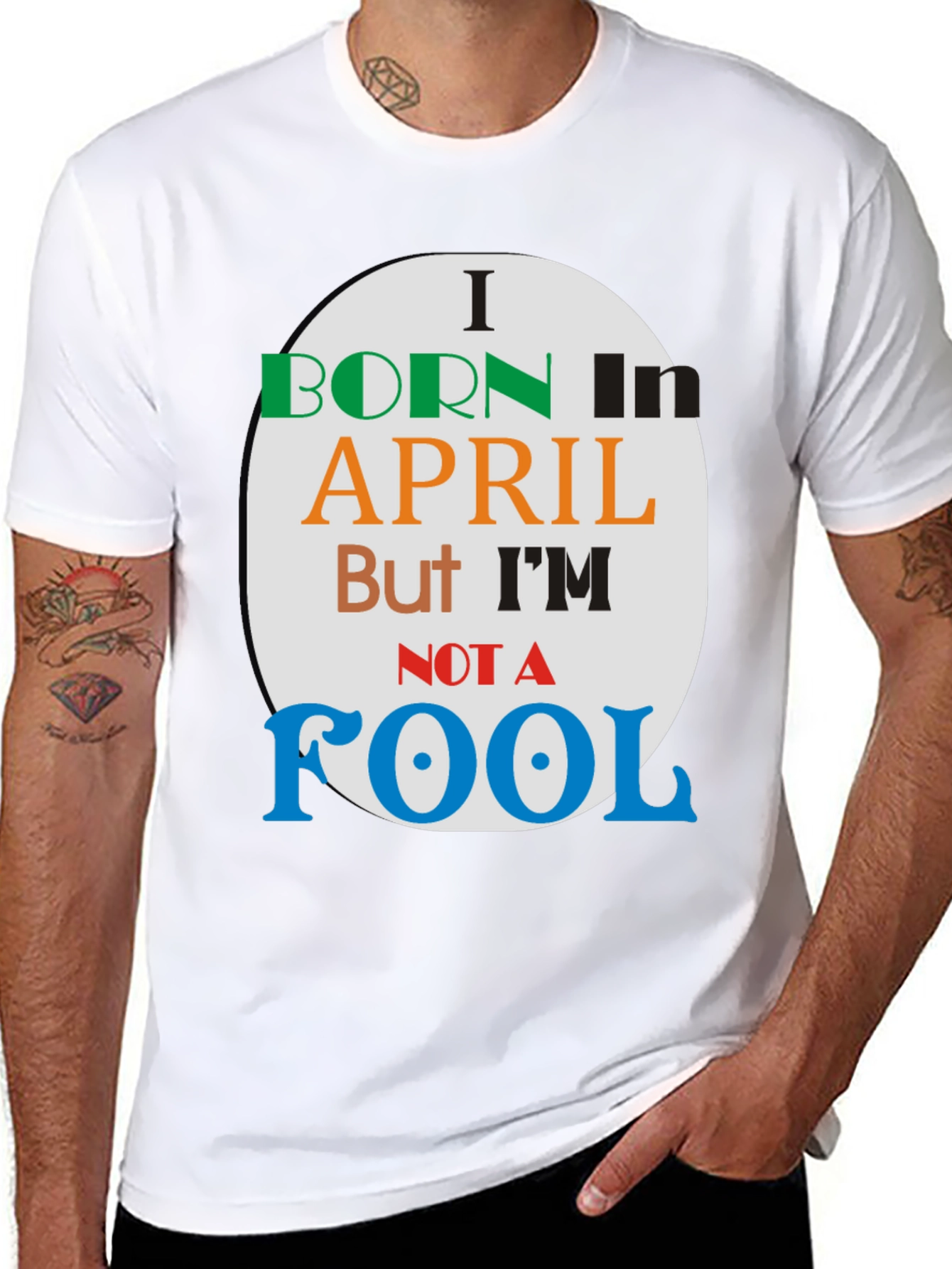 Born in April - Novelty T-Shirt