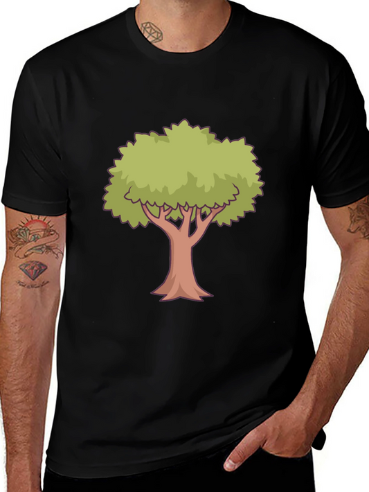 Tree Graphic Black T-Shirt