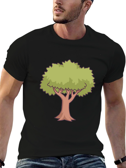 Tree Graphic Black T-Shirt