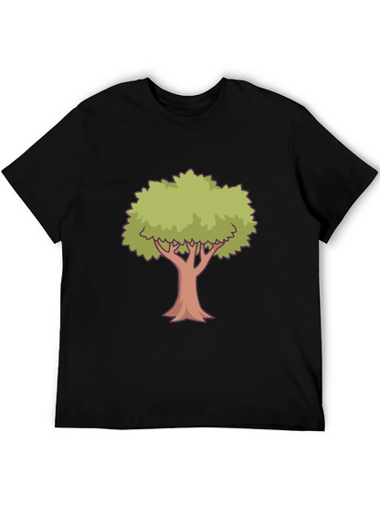 Tree Graphic Black T-Shirt