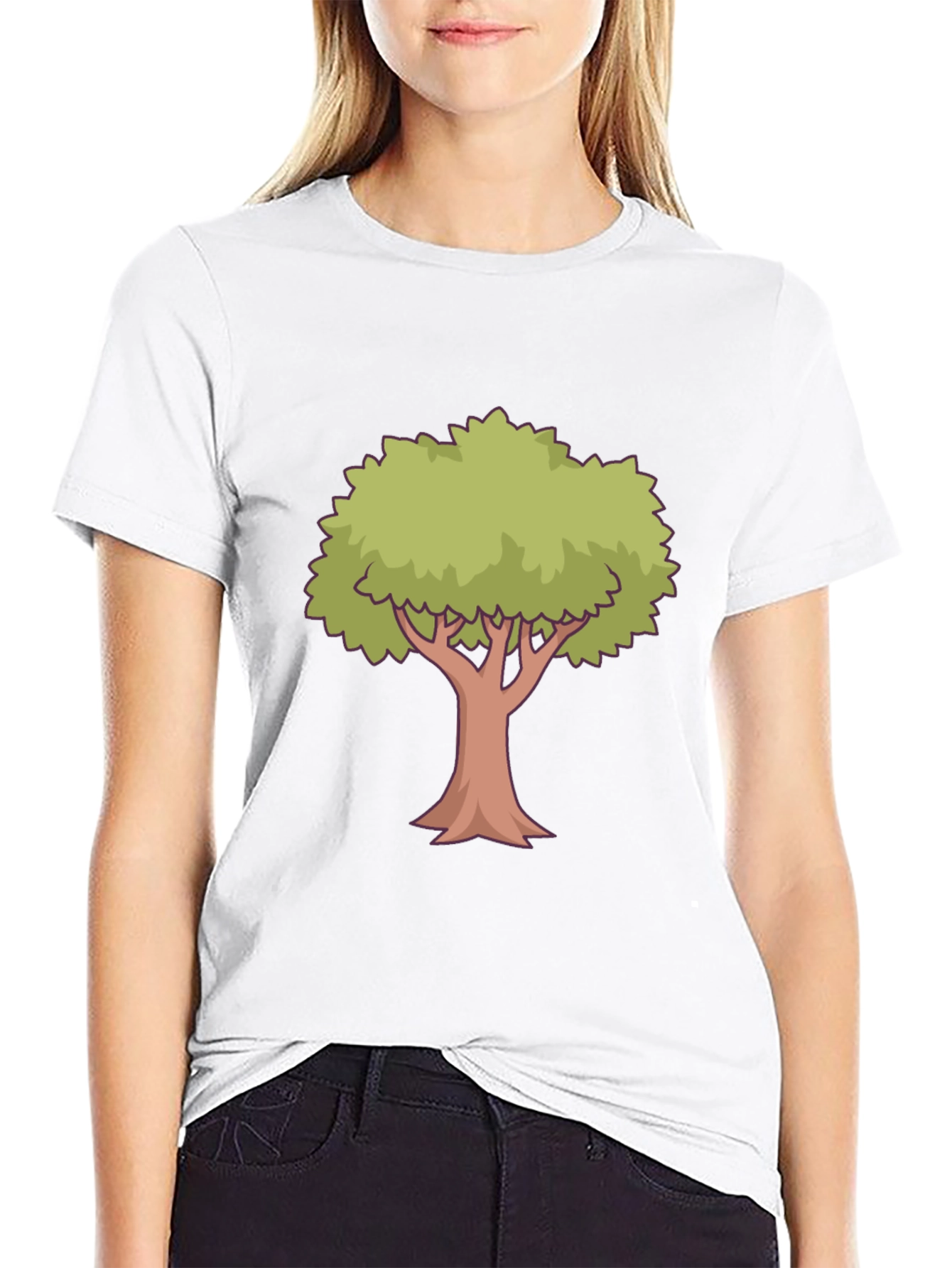 Tree Graphic Black T-Shirt