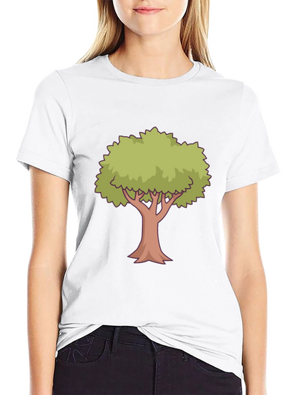 Tree Graphic Black T-Shirt