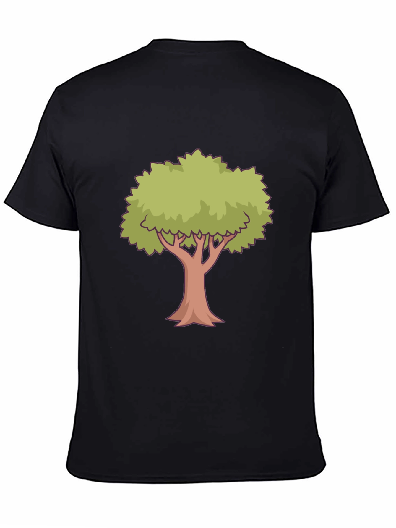 Tree Graphic Black T-Shirt