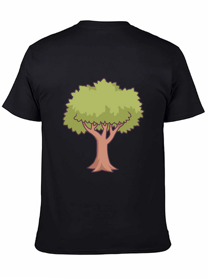 Tree Graphic Black T-Shirt