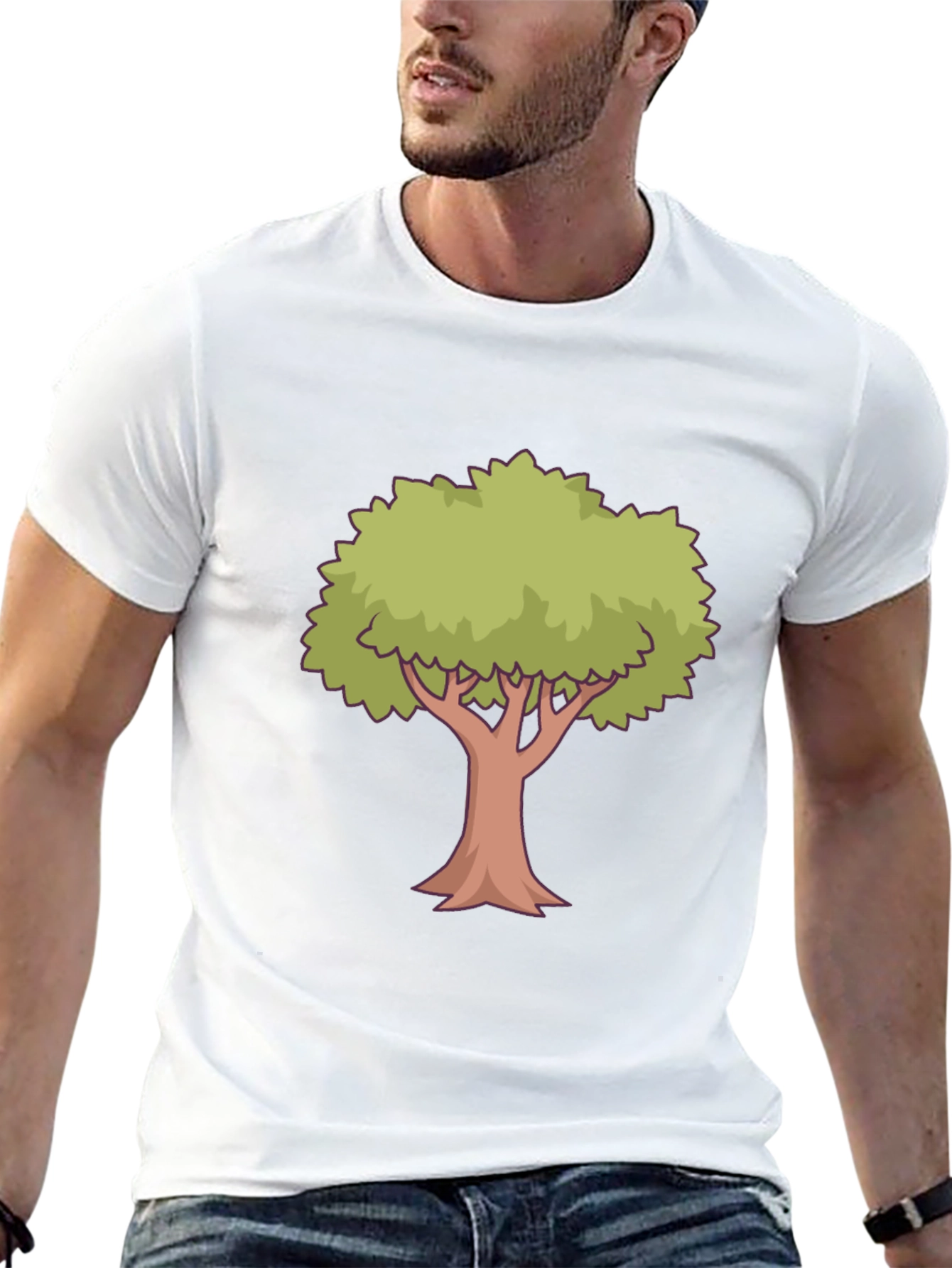 Tree Graphic Black T-Shirt