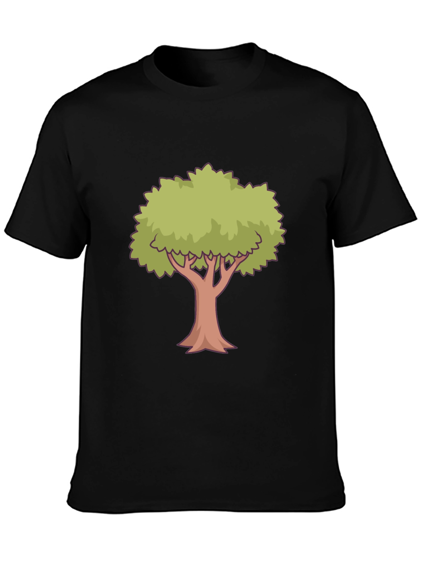 Tree Graphic Black T-Shirt
