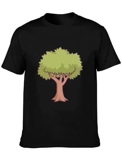 Tree Graphic Black T-Shirt