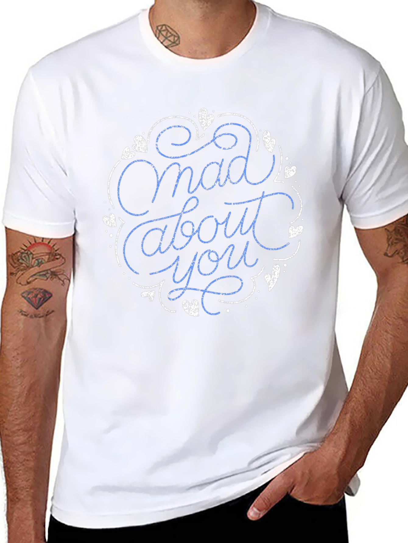 Mad About You Graphic Tee - Black