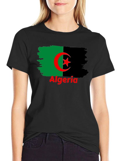 Algeria Flag Graphic T-Shirt