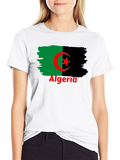 Algeria Flag Graphic T-Shirt