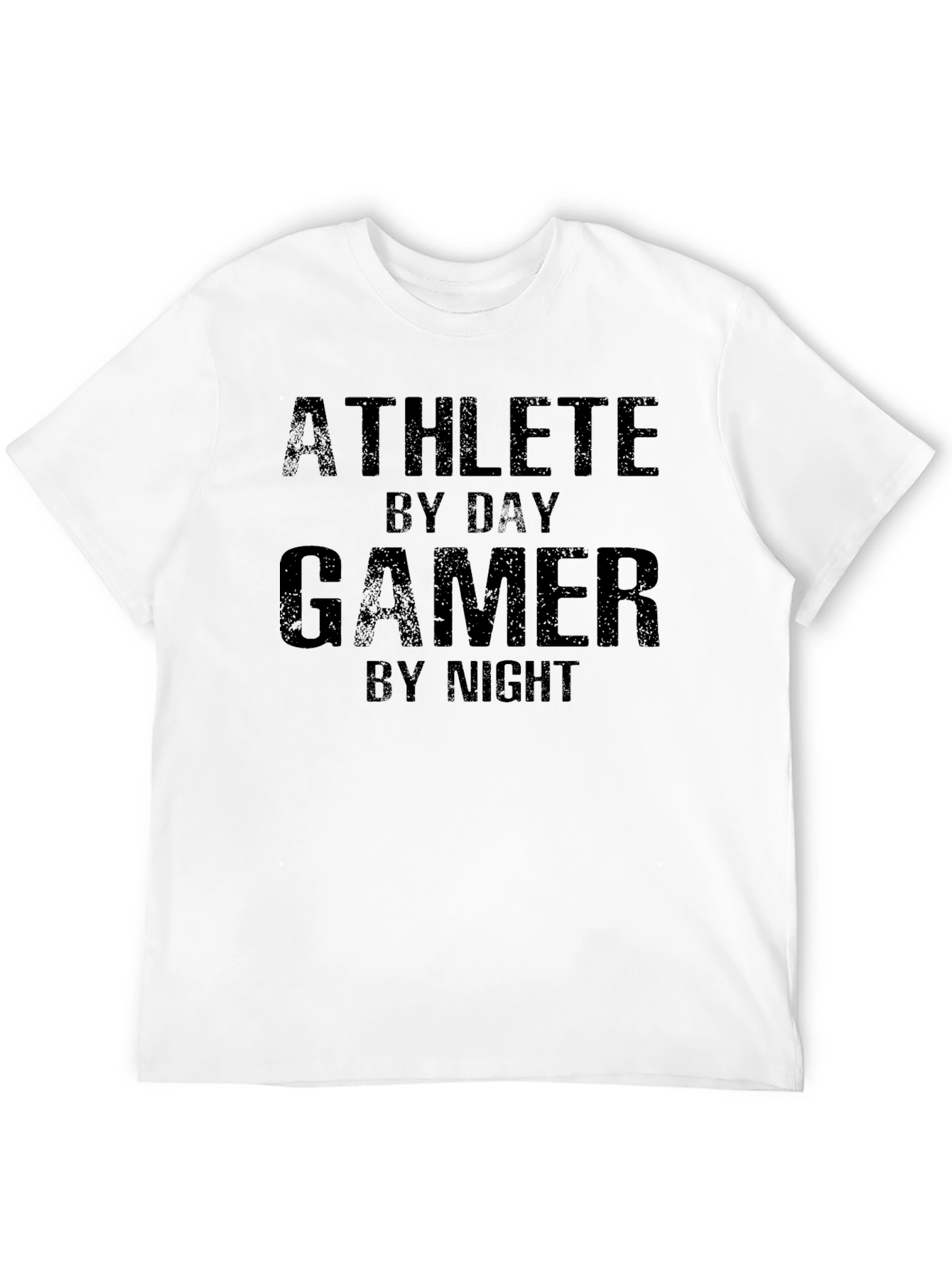 Athlete By Day Gamer By Night Graphic Tee