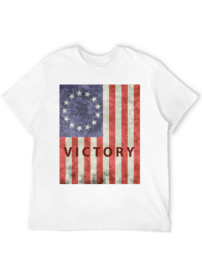 Victory Flag T-Shirt: Patriotic Americana Style