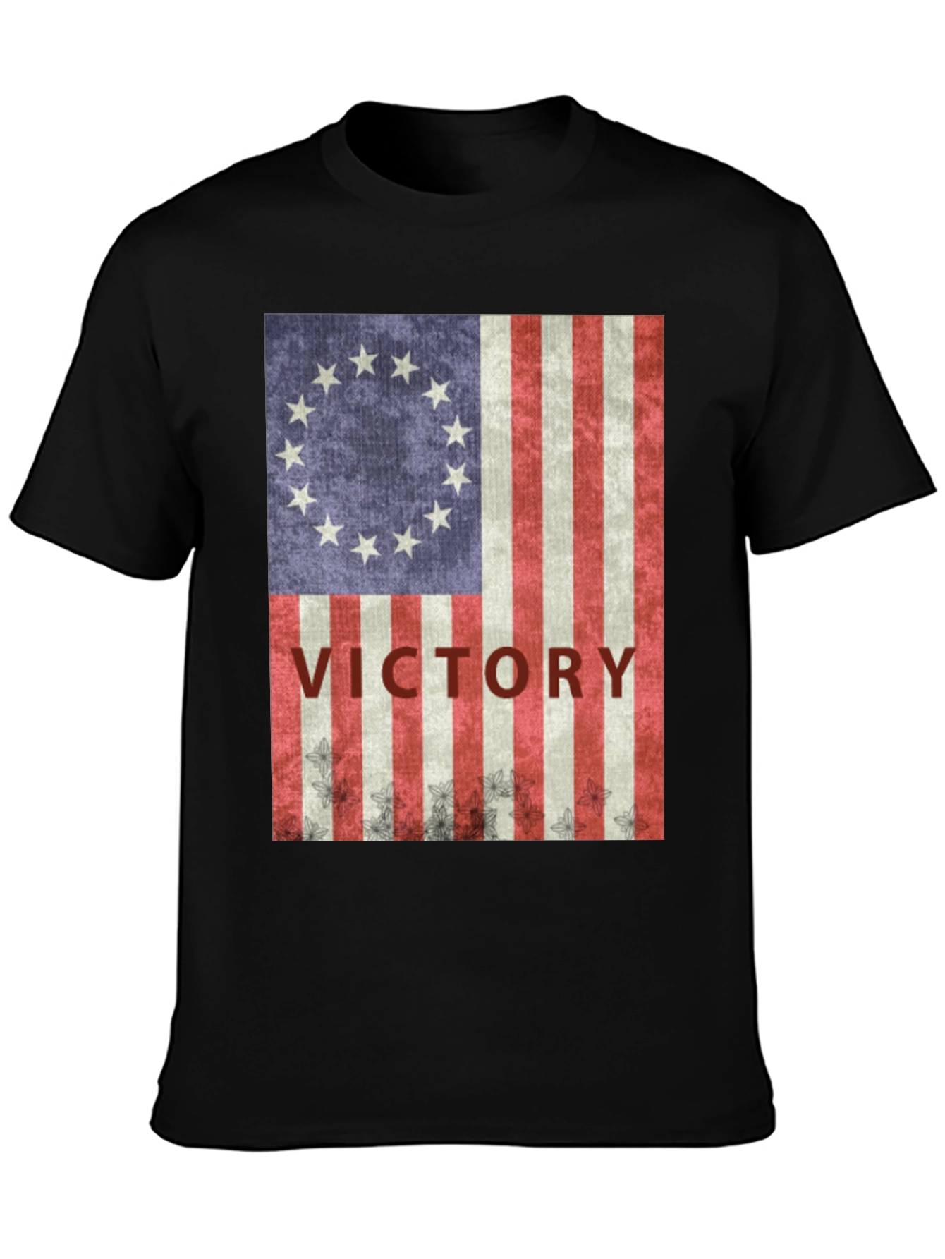 Victory Flag T-Shirt: Patriotic Americana Style