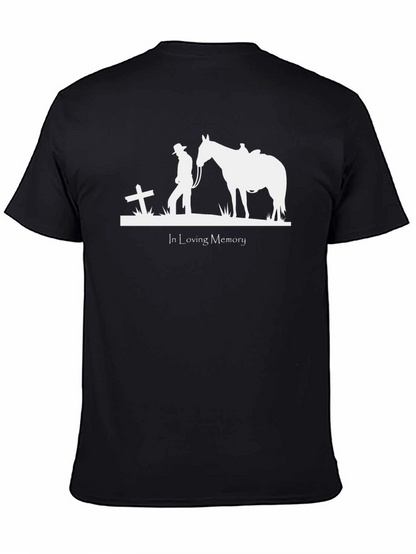 In Loving Memory Cowboy & Horse T-Shirt