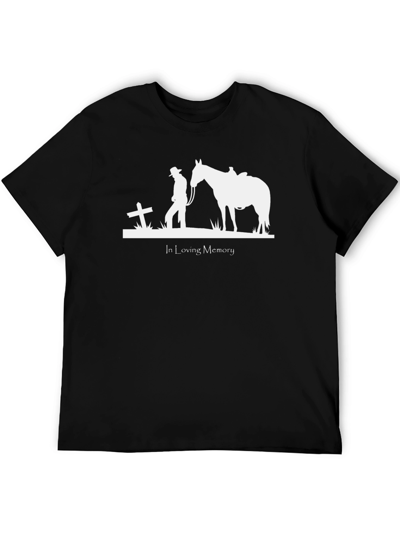 In Loving Memory Cowboy & Horse T-Shirt