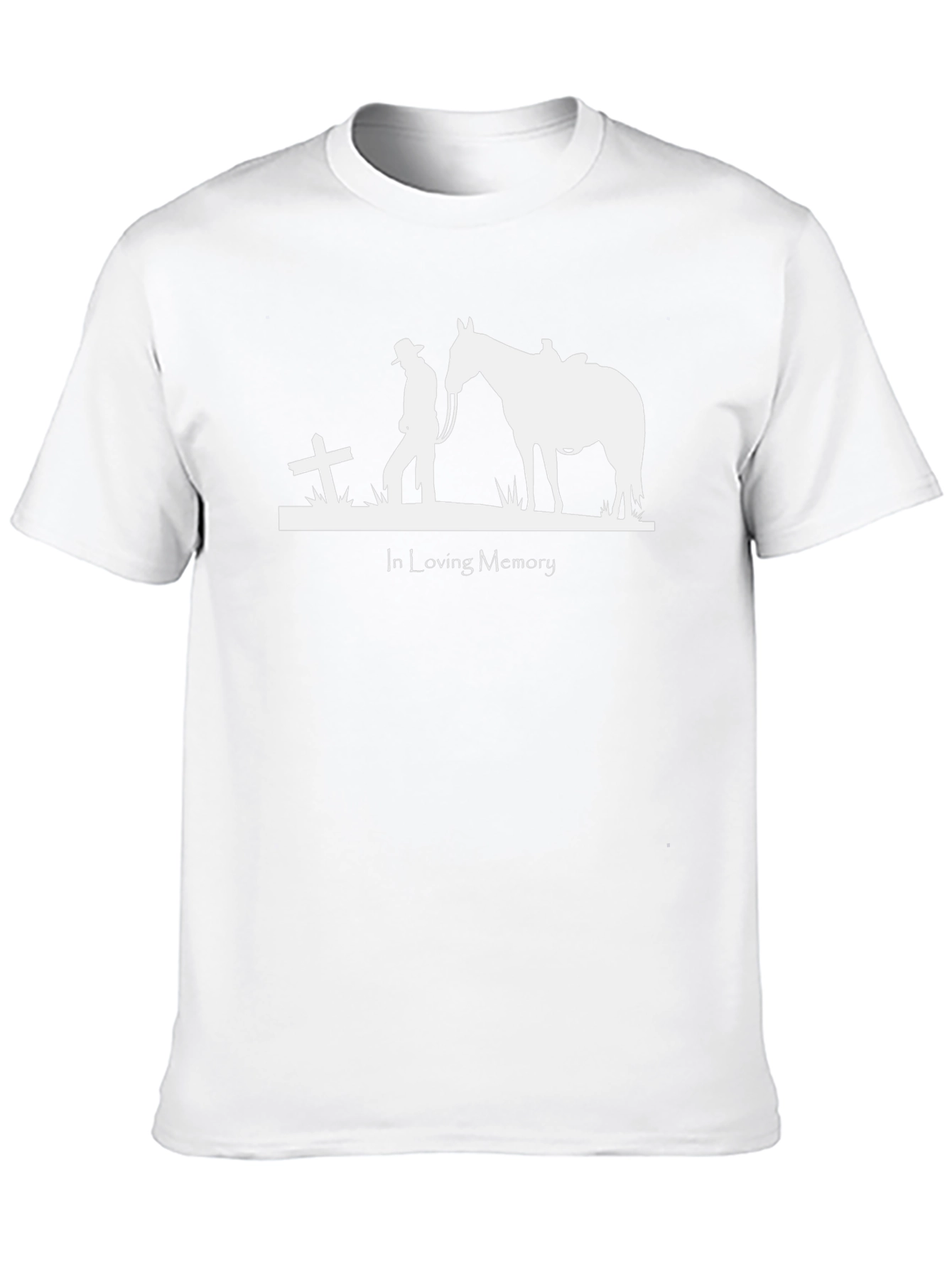 In Loving Memory Cowboy & Horse T-Shirt