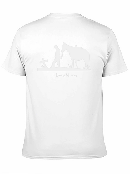 In Loving Memory Cowboy & Horse T-Shirt