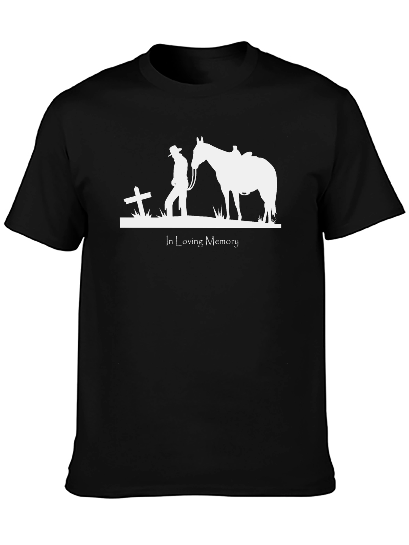 In Loving Memory Cowboy & Horse T-Shirt