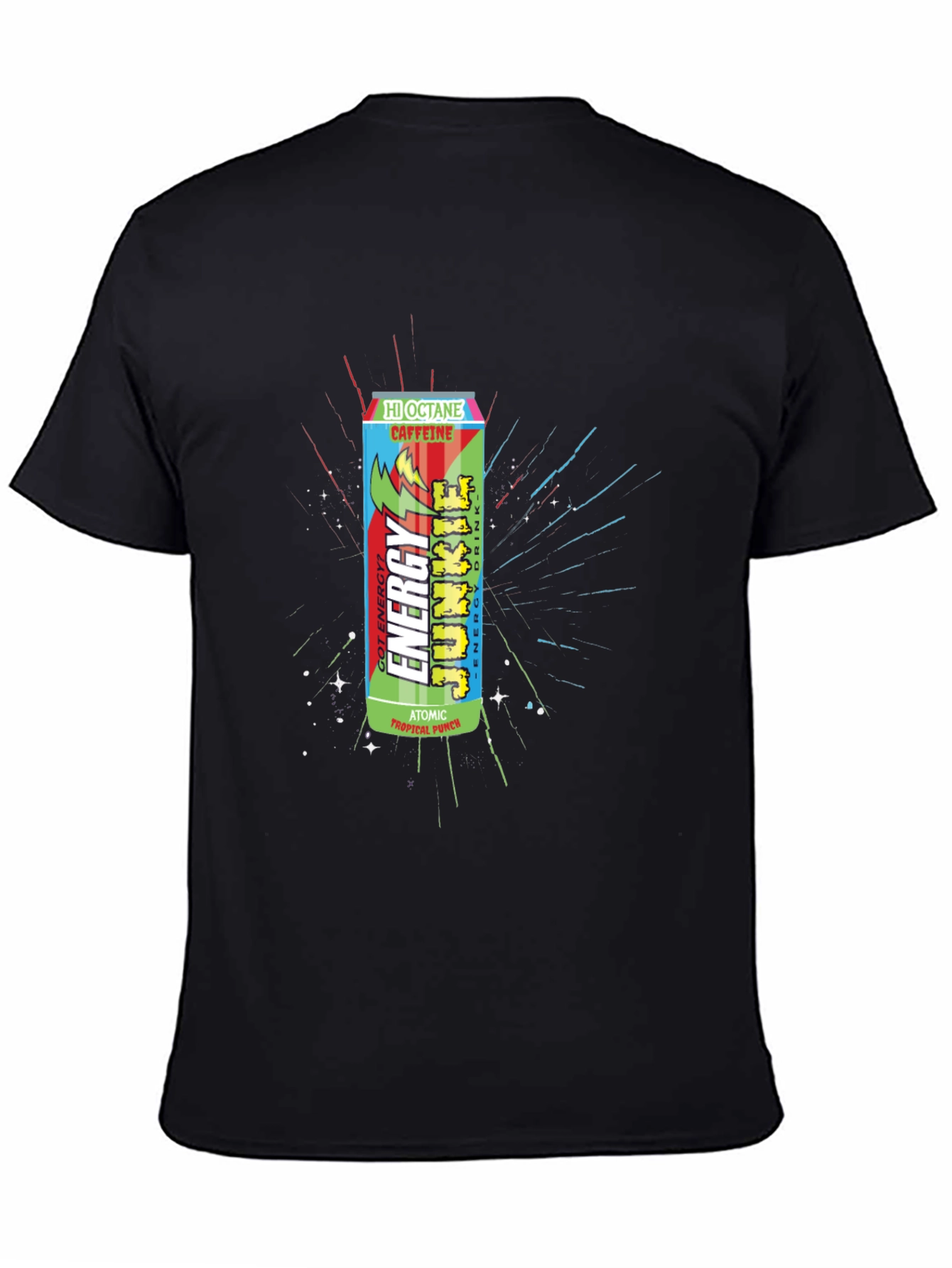 Energy Junkie Graphic T-Shirt - Atomic Tropical Punch Design
