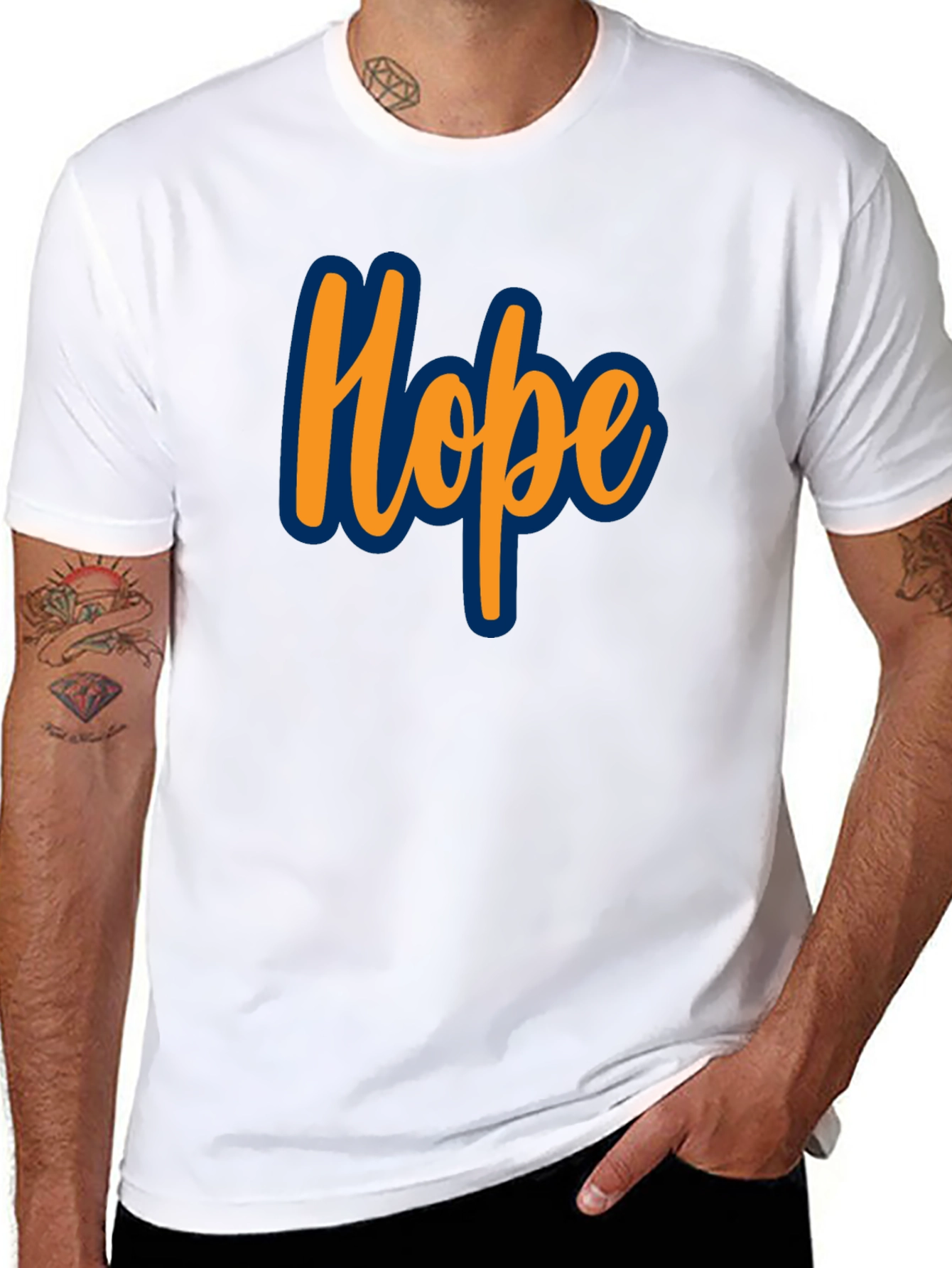 Hope Graphic Tee - Motivational Mens T-Shirt