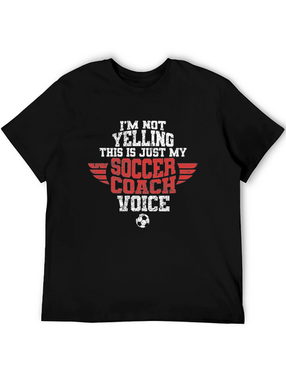 Soccer Coach Voice Graphic Tee