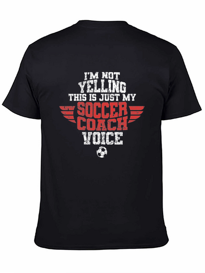 Soccer Coach Voice Graphic Tee