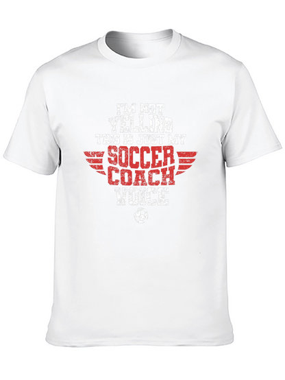 Soccer Coach Voice Graphic Tee