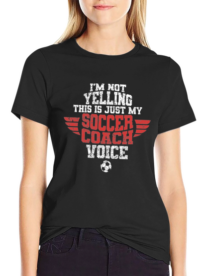 Soccer Coach Voice Graphic Tee
