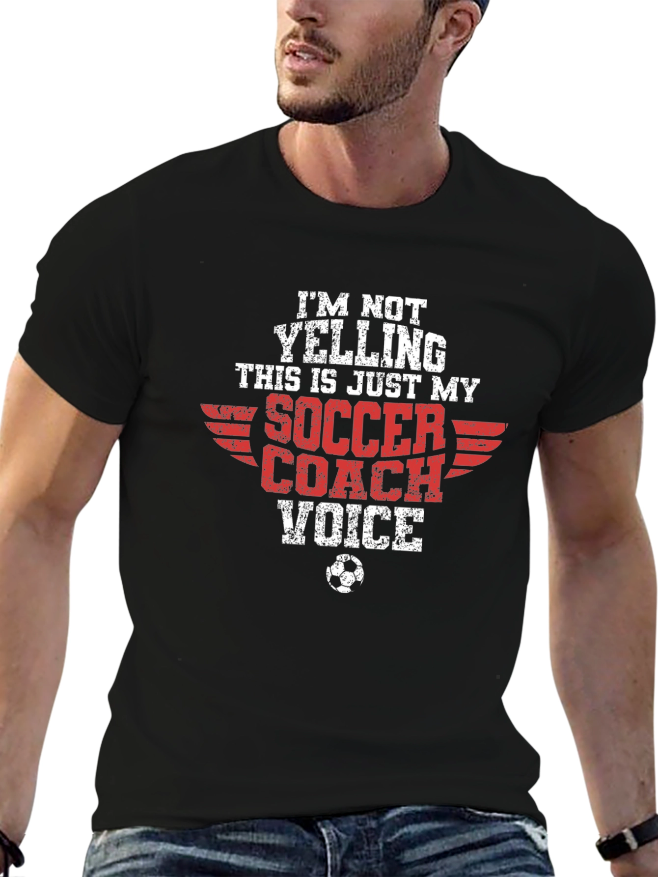 Soccer Coach Voice Graphic Tee