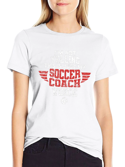 Soccer Coach Voice Graphic Tee